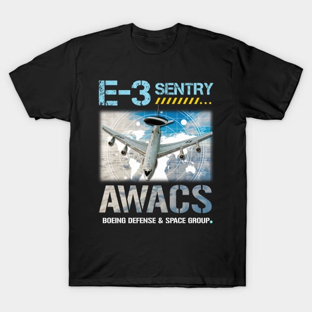 E3 Sentry Plane T shirt  Gift T-Shirt by woormle